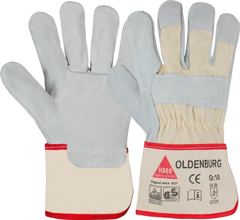 Handschuh Oldenburg, Rindspaltleder,Gr.10