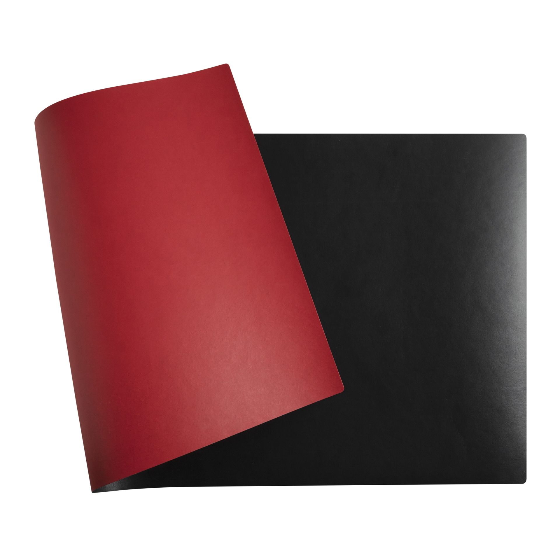 Schreibunterlage 40x80cm schwarz/rot