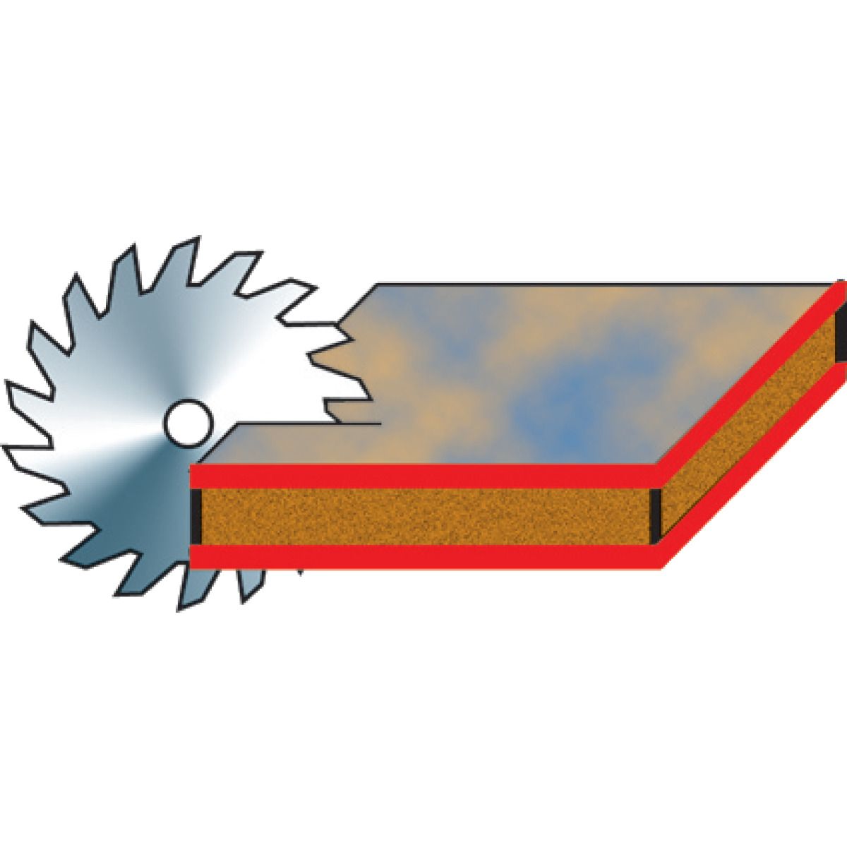 Spezial-Format- und Besäum-Kreissägeblatt Holzkraft KSB-SFB 250/80