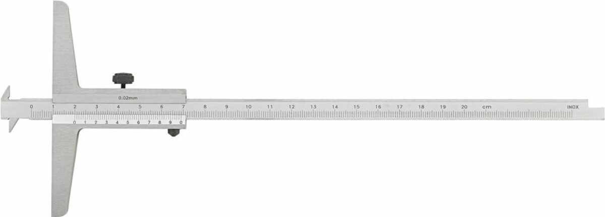 Breiten-+Tiefenmesser 200 mm 1/50 FORTIS