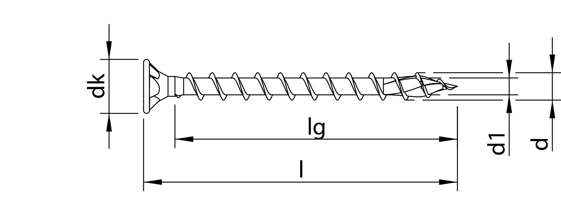HECO-TOPIX-plus 3,5 x 12, Beschlagschraube, Senkkopf mit Frästaschen, T-Drive, Vollgewinde, verzinkt blau, A3K, 1000 Stück, VARIANTA-Handwerkerverpackung