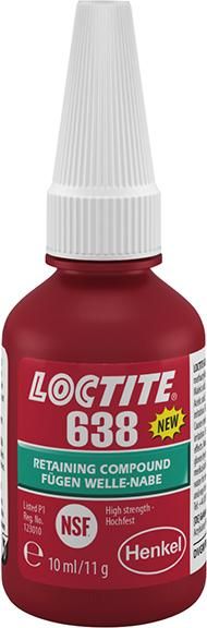 LOCTITE 638 Anaerober Fügeklebstoff hochtemperaturbeständig hochfest, 10 ml Flasche