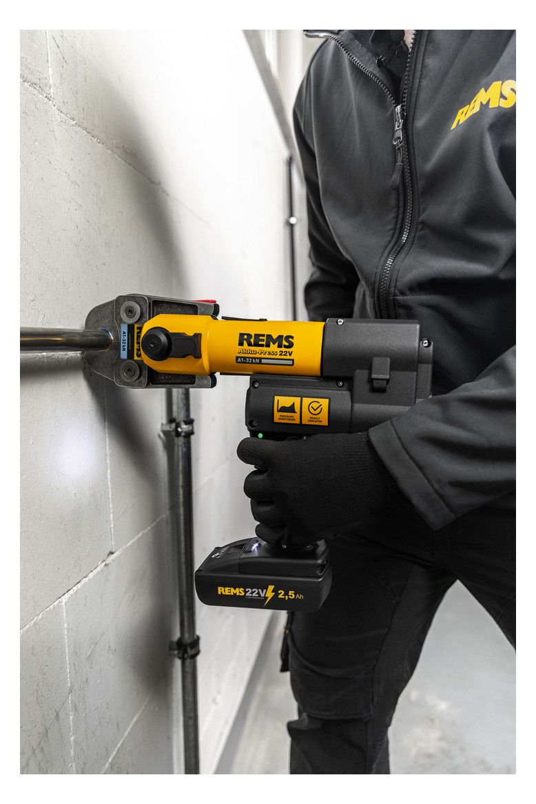 REMS Akku-Hybrid-Radialpresse im Koffer