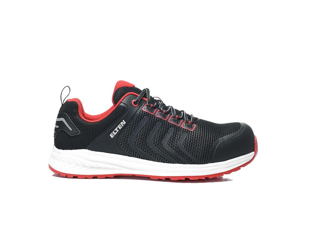 Sicherheitshalbschuh LIVAS black-red Low ESD S1PL, Gr. 36