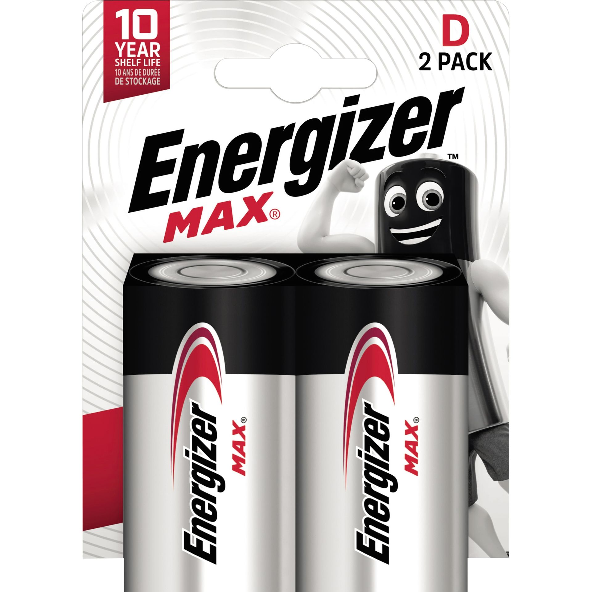 Batterie Max Alkaline D/Mono/LR20 2 St./Pack.