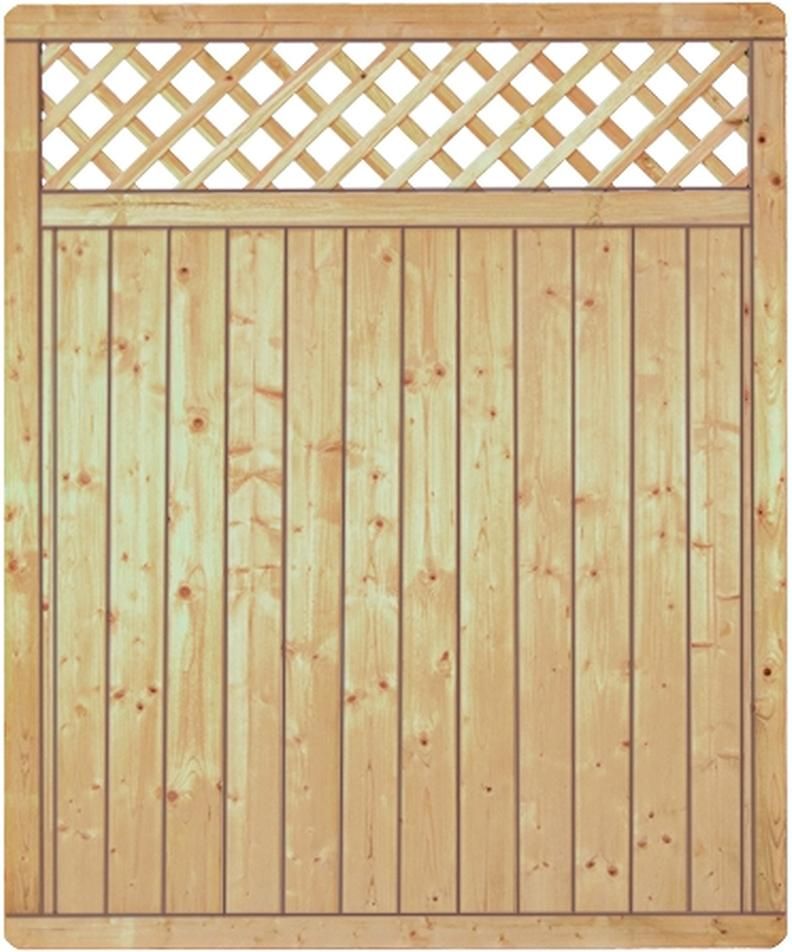 CLASSIC-Senkrecht Ranki 150 x 180 cm, kdi-grün Rahmen 40/70 mm, Profilbretter 16/118 mm