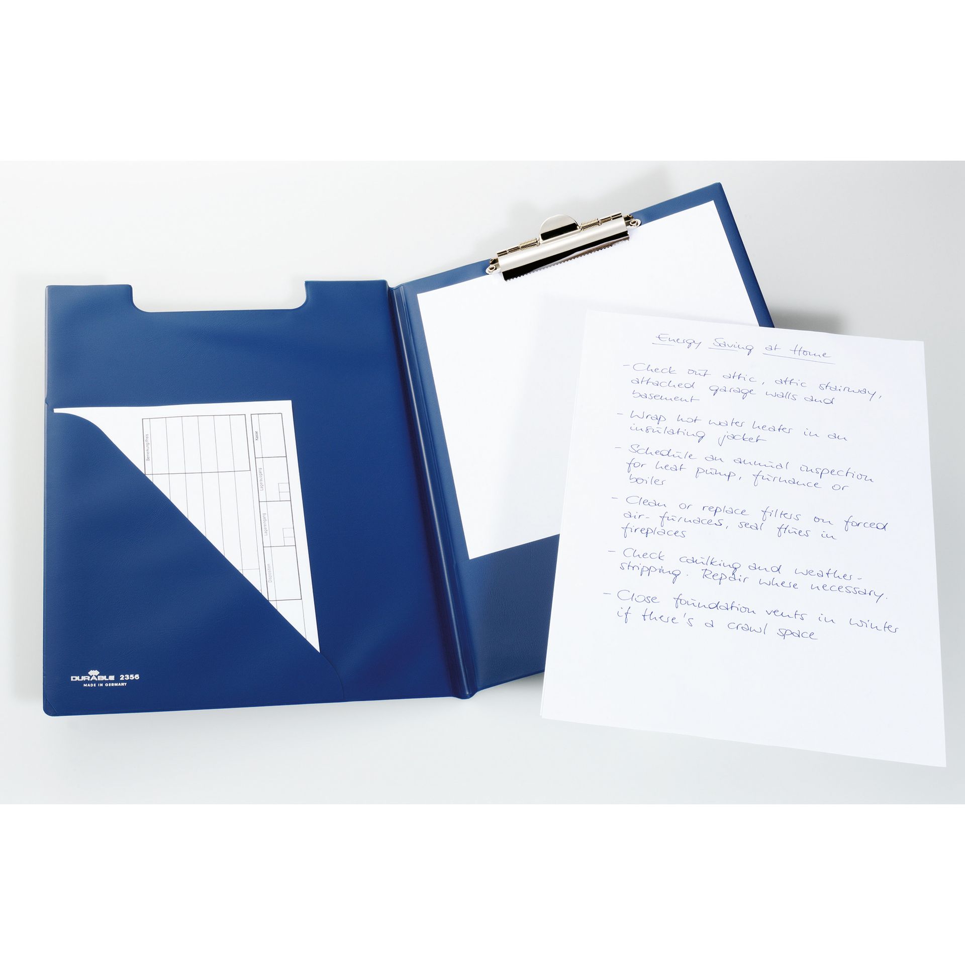 Blockmappe A4 blau 23,7x33,0x10,0cm