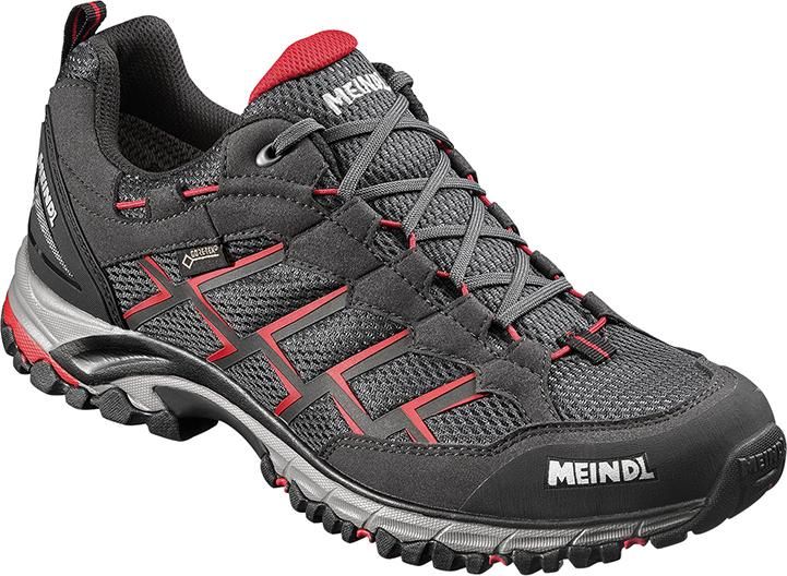 Sportschuh 3825-01 Caribe GTX, Gr. 10 scharz/rot MEINDL