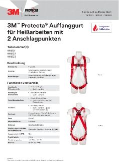 3M™ Protecta® Auffanggurt im Westenstil für Schweißer, M/L, 1161232