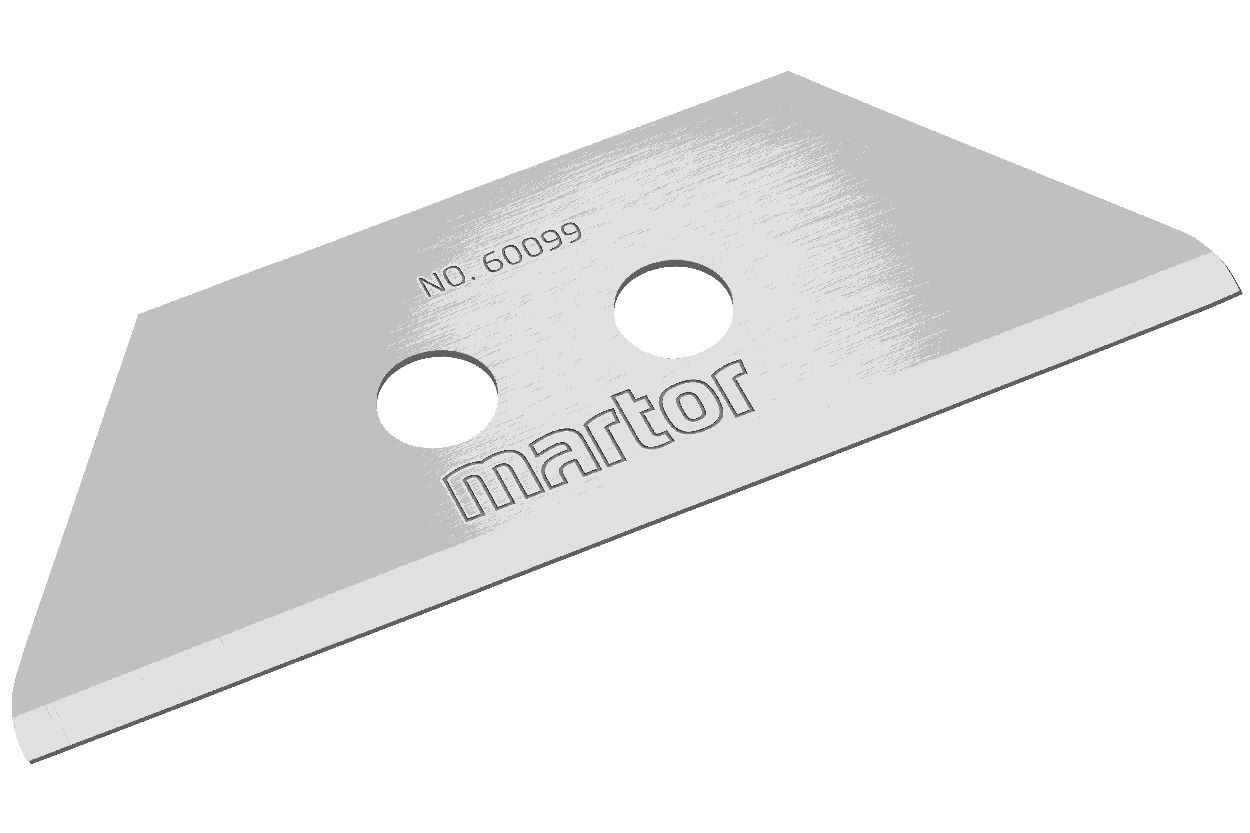 MARTOR Ersatzklinge TRAPEZKLINGE 60099 Breitschliff | 10 Stück