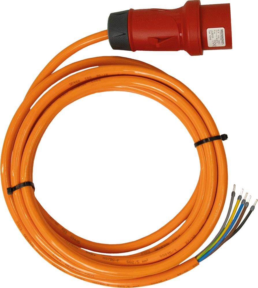 CEE-Verlängerungskabel 5m H07BQ-F5G2,5 16A IP54 PowerTOP Xtra Mennekes