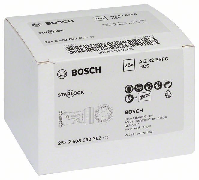 Bosch HCS Tauchsägeblatt AIZ 32 BSPC Hard Wood