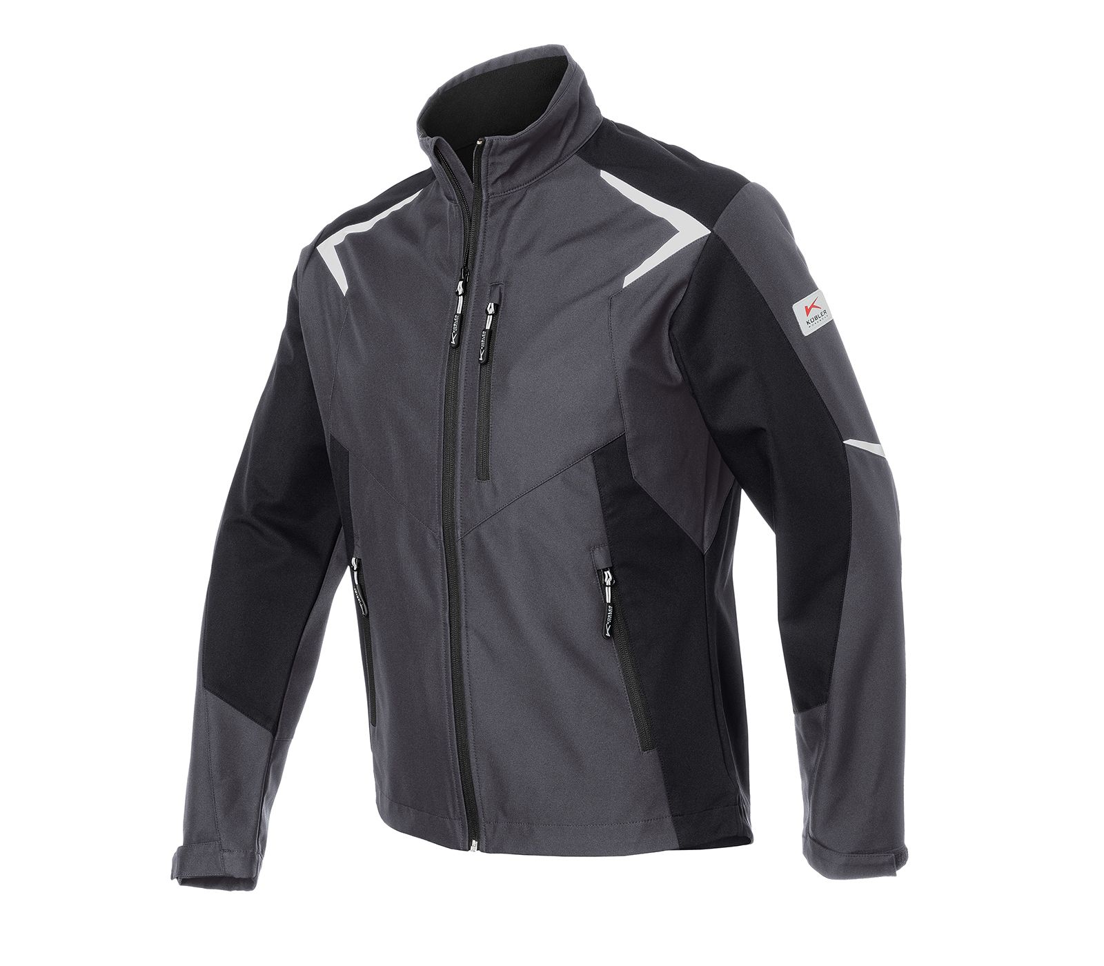 KÜBLER BODYFORCE Softshell Jacke anthrazit/schwarz Gr. XS