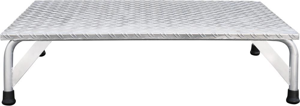 Alu-Arbeitspodest Standfläche 1000x600 mm Podesthöhe 0,25 m Arbeitshöhe bis 2,25 m