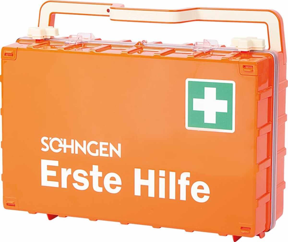 Erste-Hilfe-Koffer, DYNAMIC-GLOW L, DIN 13169orange