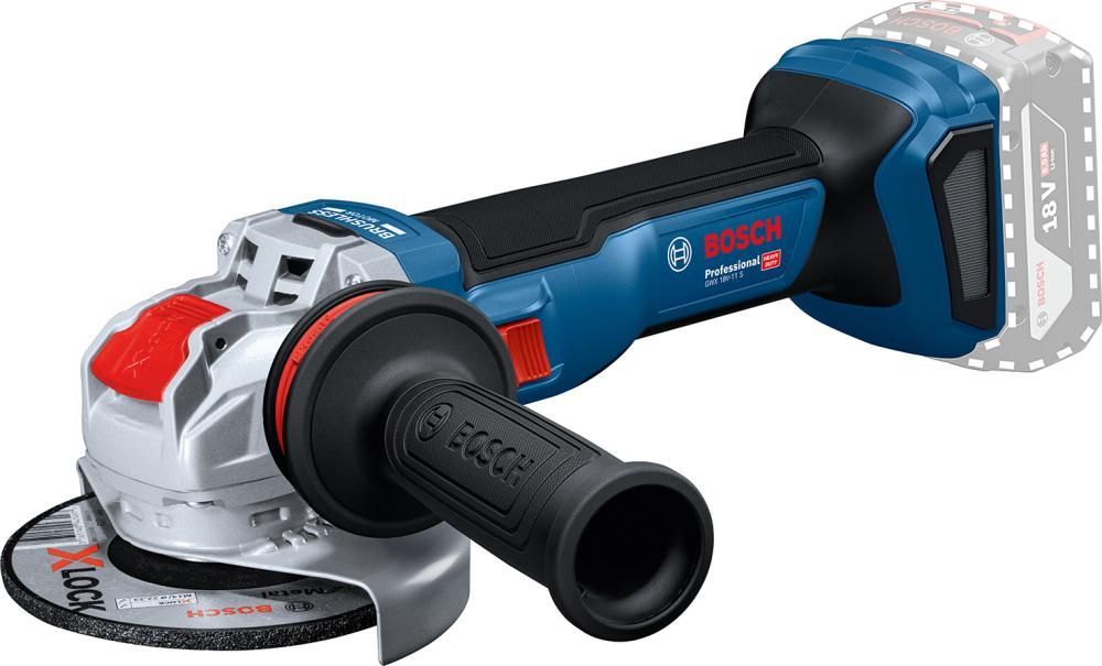 Akku-Winkelschleifer soloGWX 18V-11 S Bosch ohne Akku ohne Ladegerät L-Boxx