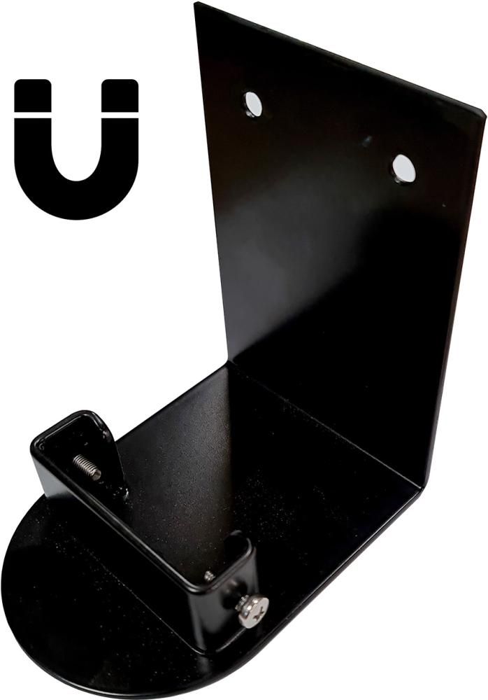 Wandhalterung, Metall, schwarz, magnetisch