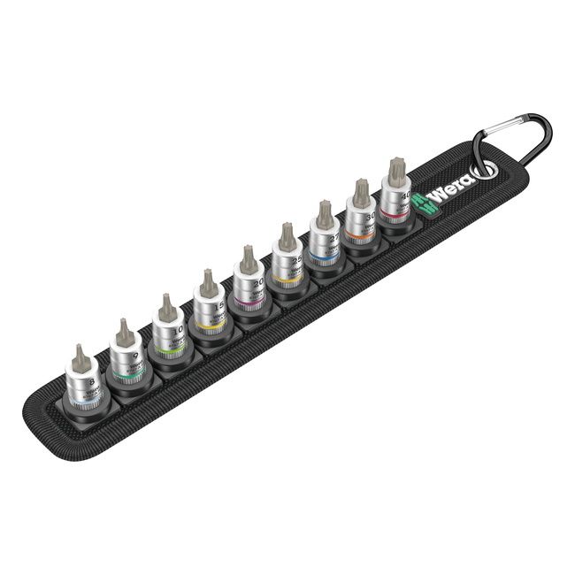 WERA Schraubendrehereinsatzsatz, 1/4"