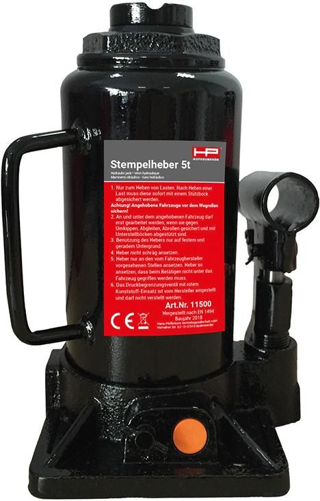 Stempel Wagenheber 5,0t Hubbereich 197 - 382 mm