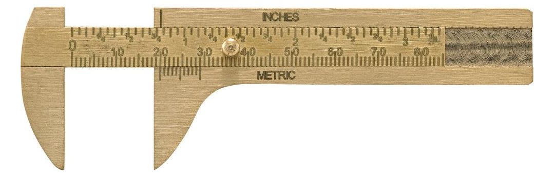 FORTIS Knopfmaß aus Hartmessing