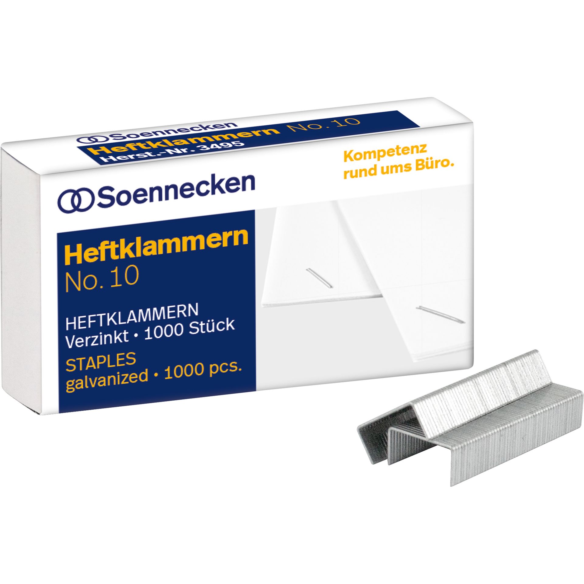 Heftklammern Nr.10 verzinkt 1.000 St./Pack.