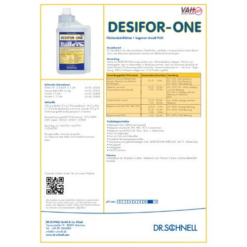 DESIFOR-ONE Flasche mit Dosiereinheit 1 Liter