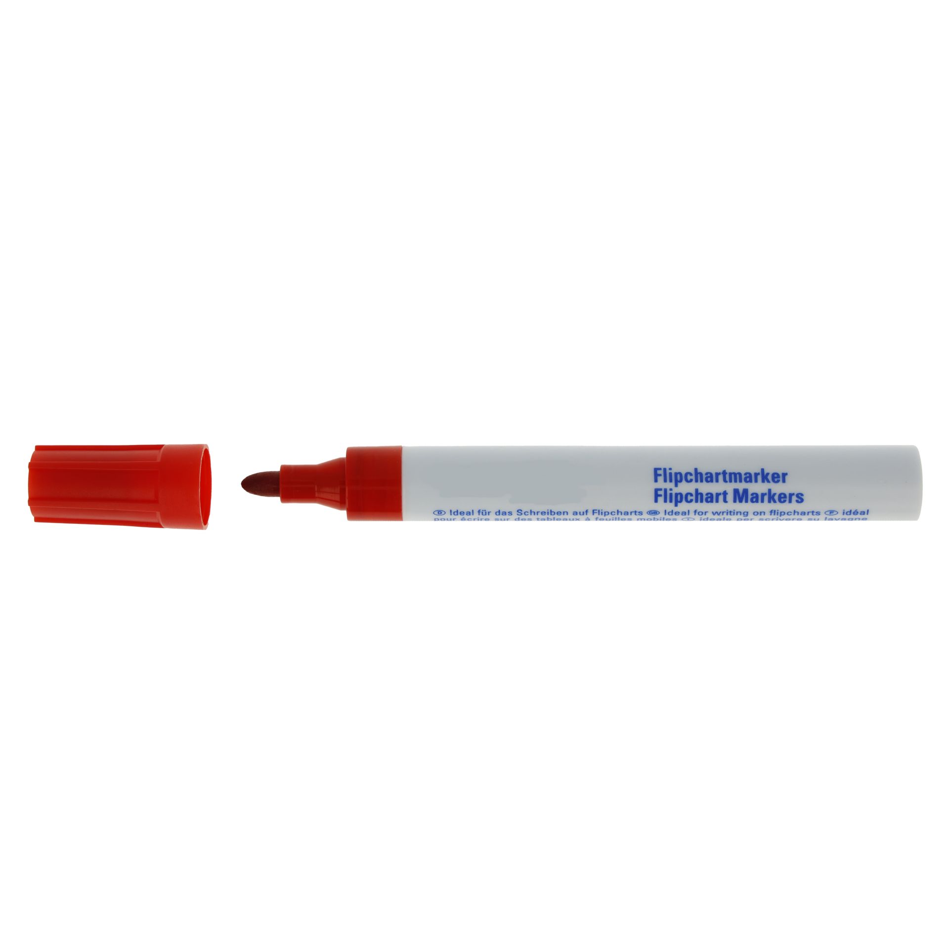 Flipchartmarker Rundspitze 1,5-3mm rot