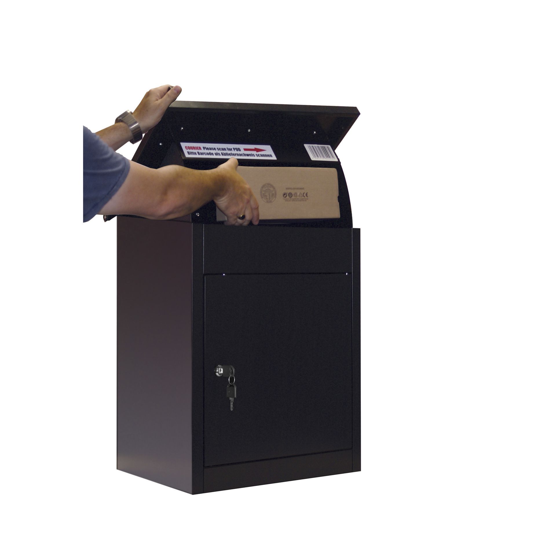 Paketbriefkasten Paket Box Schlüsselschloss