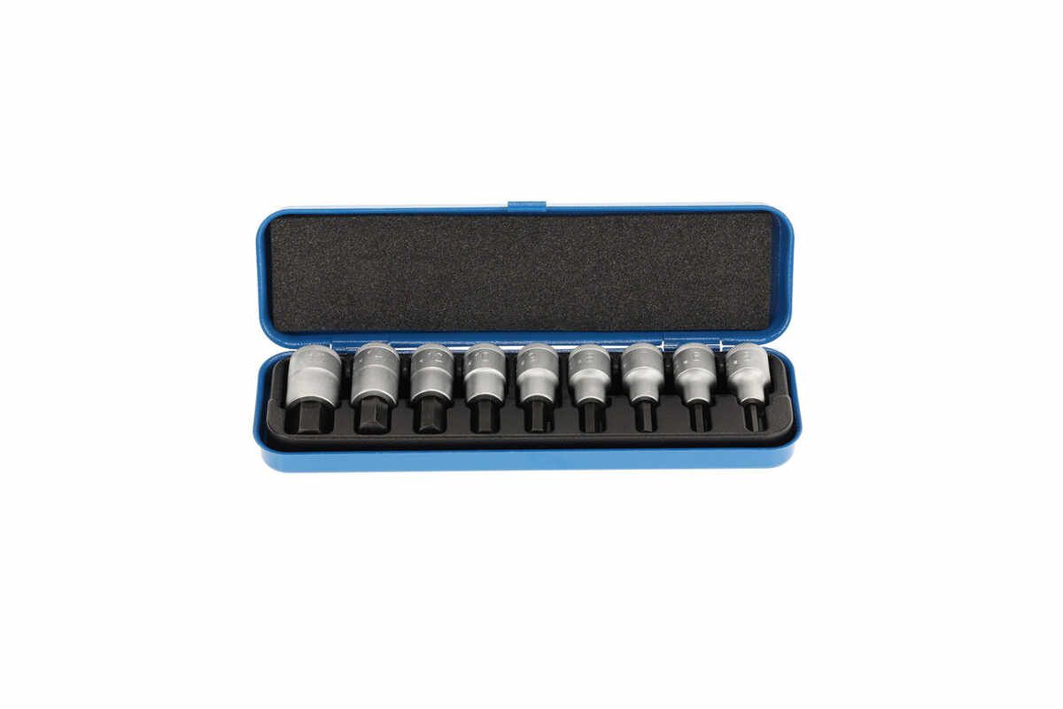 IN 19 PM Schraubendreher-Satz 1/2" 9-teilig Innen-6-kant 5-17mm