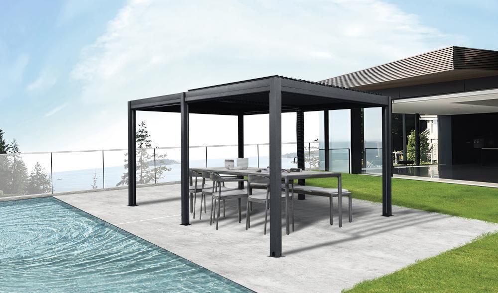 Terrassenürdachung 12m² iokimatisch 4x3 m
