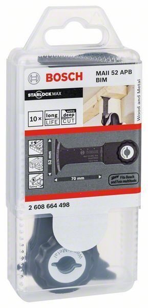 Bosch BIM Tauchsägeblatt MAII 52 APB, Wood and