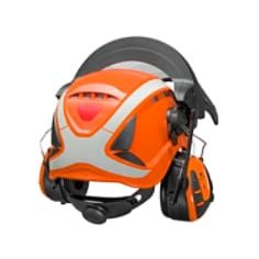 3M™ SecureFit™ X5500 Kombination für die Forstwirtschaft, X5500 Schutzhelm , X4 Kapselgehörschutz, FH1 und 5J Netzvisier, X5507VX4FH15J-CE