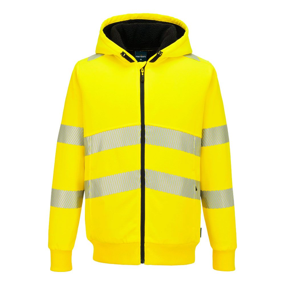 Portwest PW321 Warnschutz-Hoodie, Gelb, Gr. XL