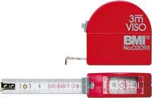 Taschenbandmass m.Sichtf.3mx16mm m.Zirkel BMI