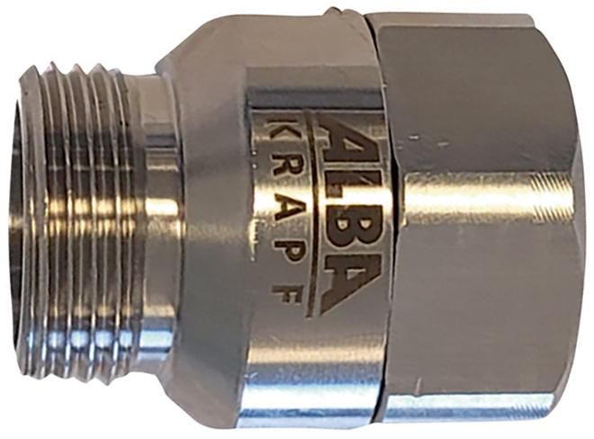 Dreharmatur 1" Messing vernict ABA Ersatztei