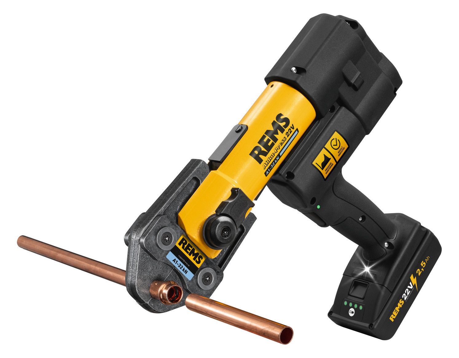 REMS Akku-Hybrid-Radialpresse im Koffer