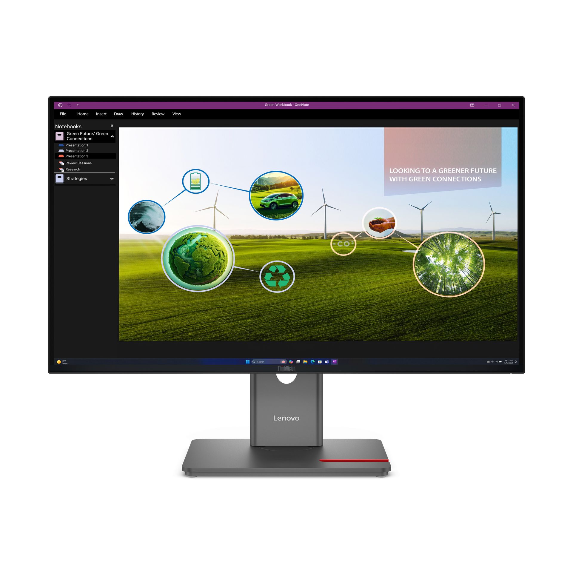 Monitor ThinkVision P27q-30 27Zoll
