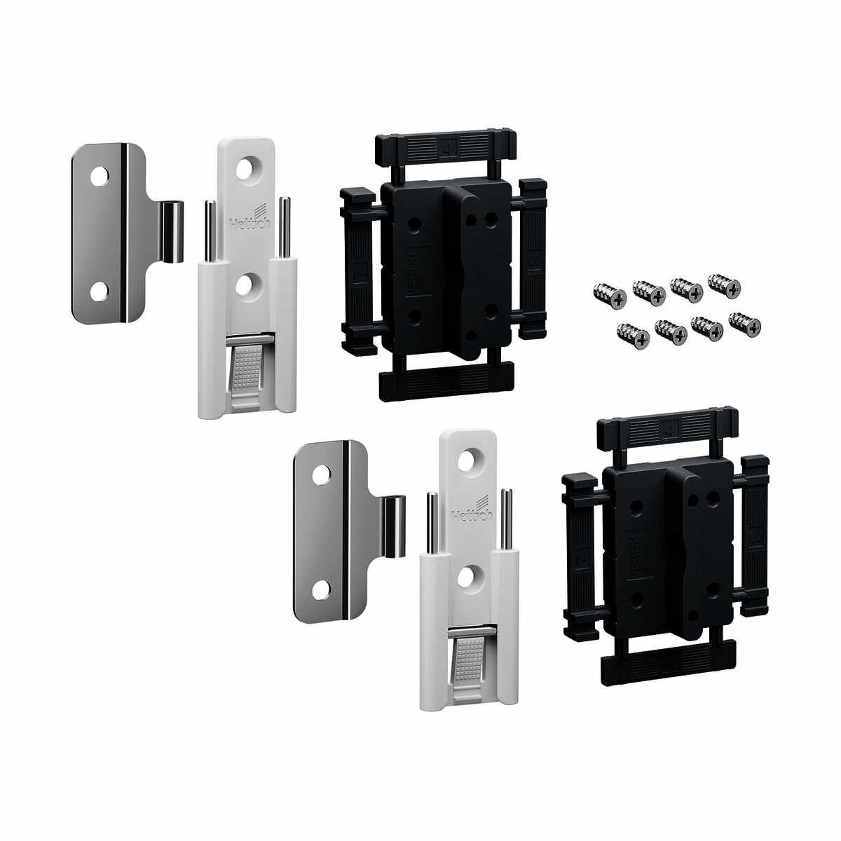 MS-Set WLL PC Schnellm. stand. 2x, weiß
