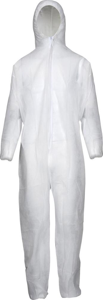Schutzoverall, PP, 50g/qm, weiß, Gr.2XL