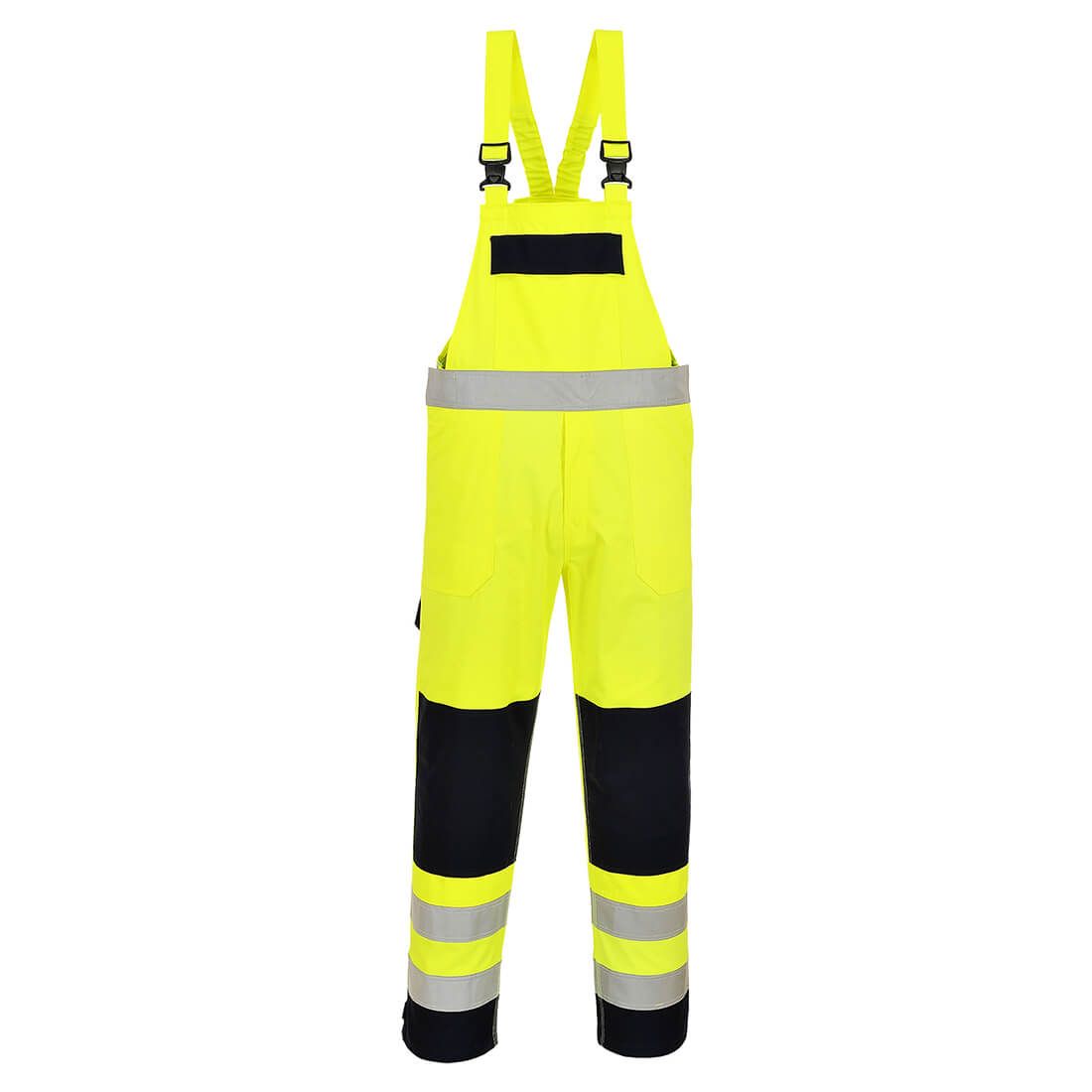 Portwest Bizflame Warnschutz-Latzhose, Gelb, Gr. L