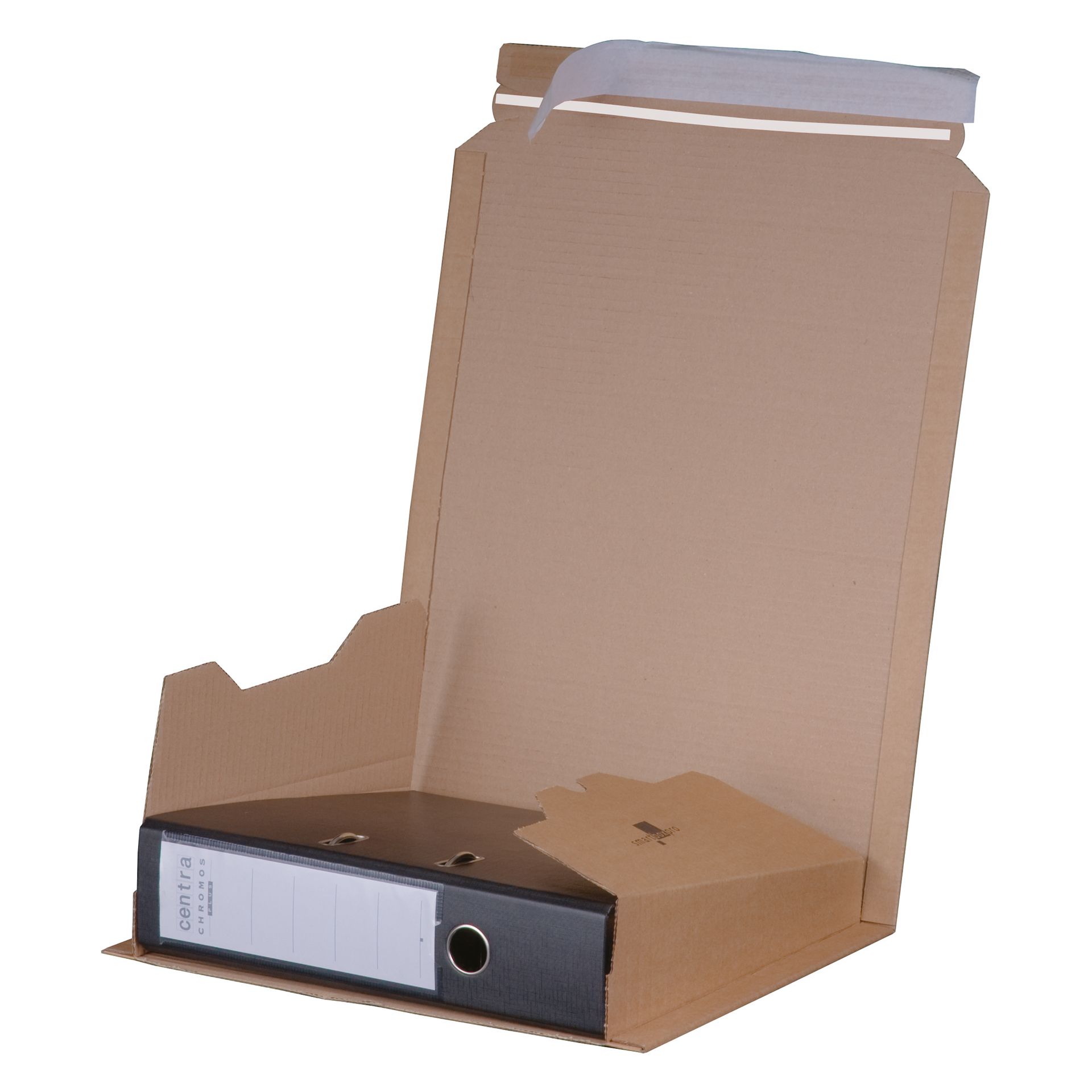 Versandkarton 370x45-90x297mm braun