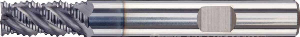 Schruppfräser lang DIN6527 VHM AlTiN+ Typ HR12 mm FORTIS