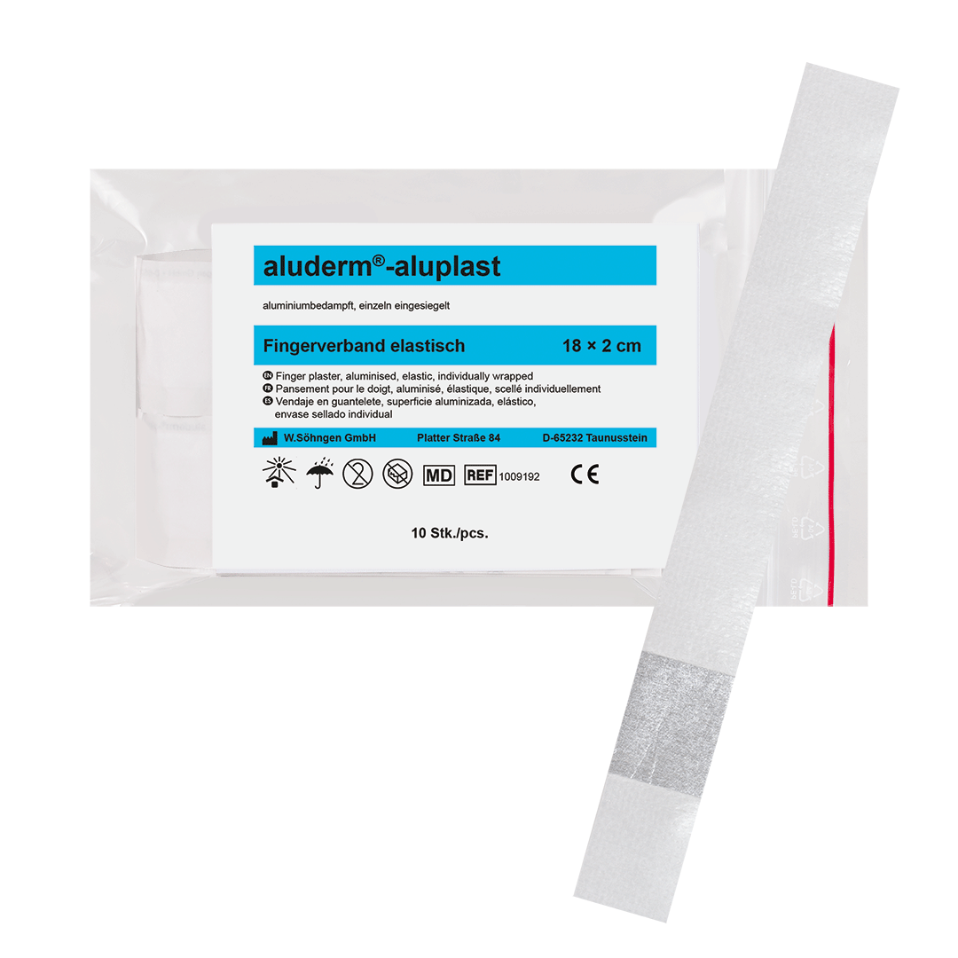 aluderm®-aluplast elastisch Fingerverband 18 x 2 cm 10 Stück