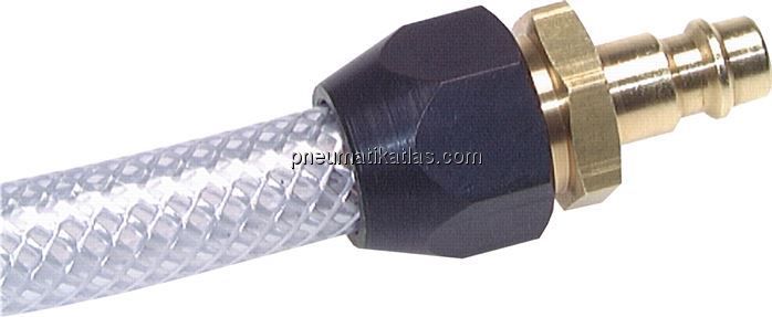 Kupplungsstecker (NW7,2) 10x4mm TX-Schlauch, MS/Al