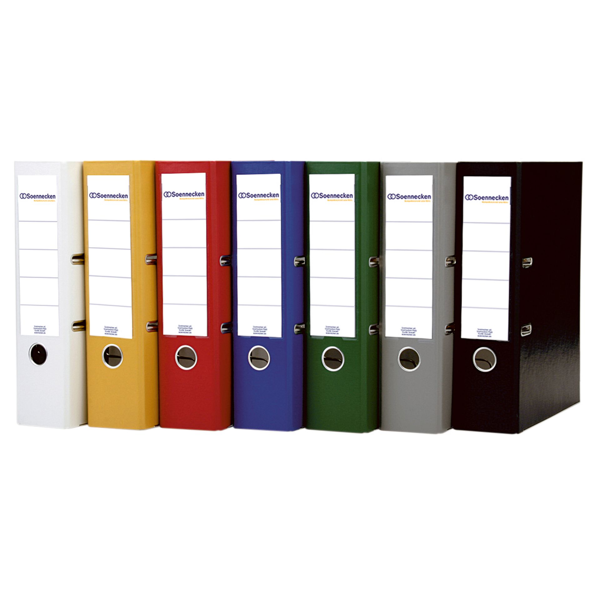 Ordner DIN A4 80mm PP rot