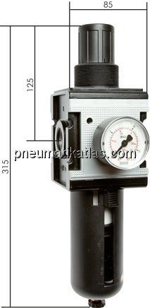 MULTIFIX Filterregler, G 3/4", 0,5 - 10bar, Baureihe 4