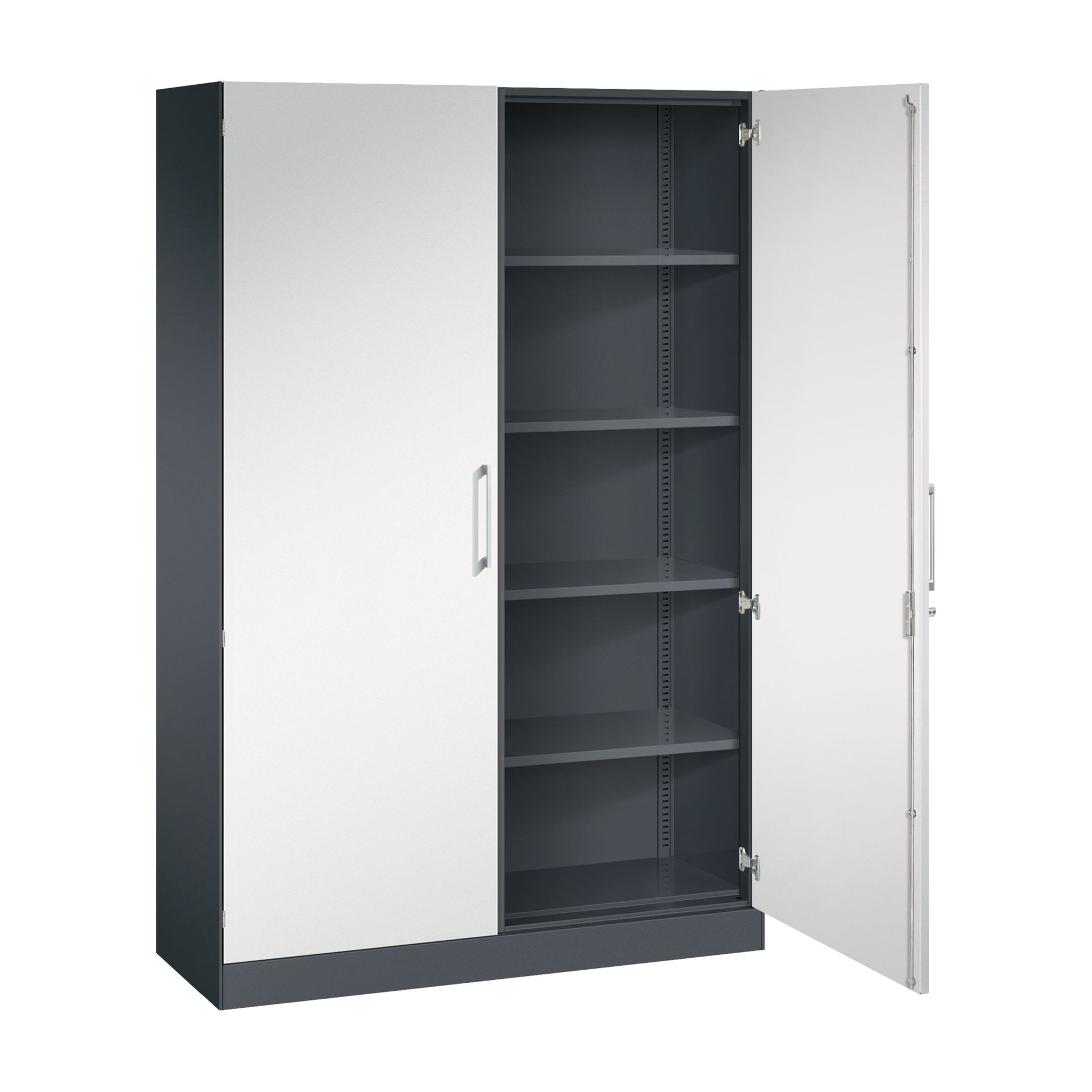Aktenschrank 1980x1200x435mm sgr/lgr