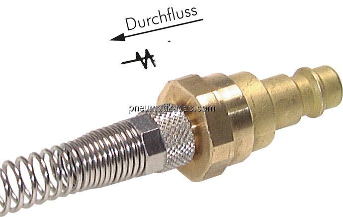 Kupplungsstecker (NW7,2) 8x6mm Schl. mit Rückschlagventil