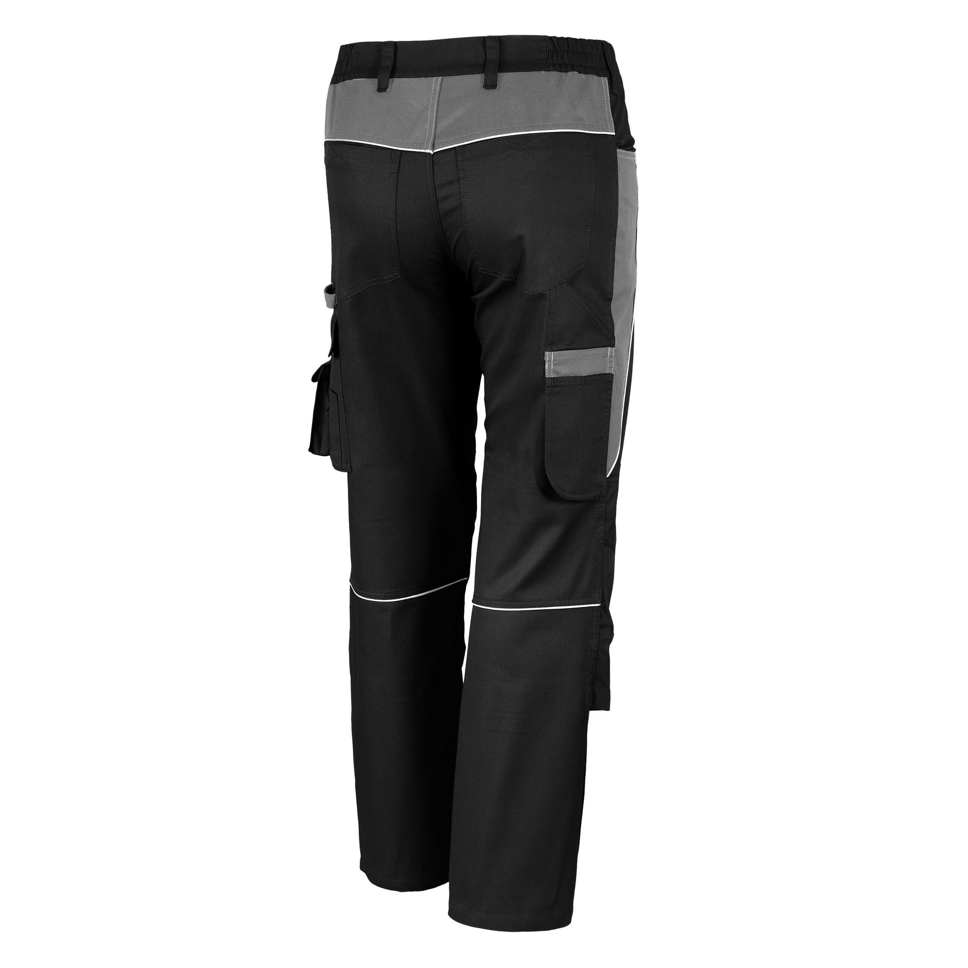 Qualitex Bundhose "PRO" PRO, schwarz/grau, Gr. 52