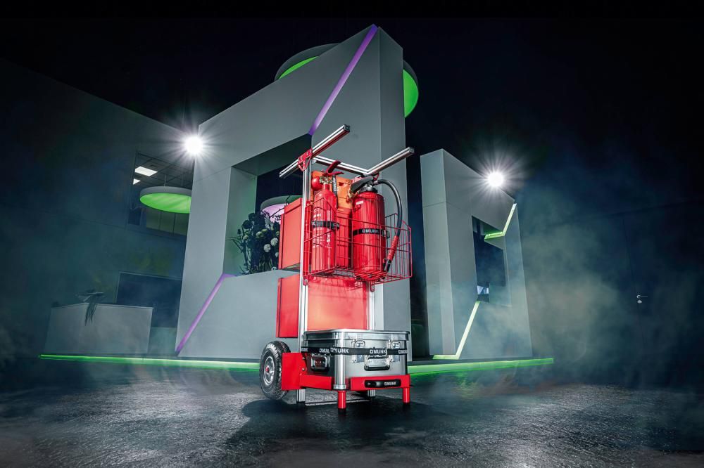 SafeCaddy "Brandschutz" mit Beladung SafeCaddy Brandschutz mit Beladung